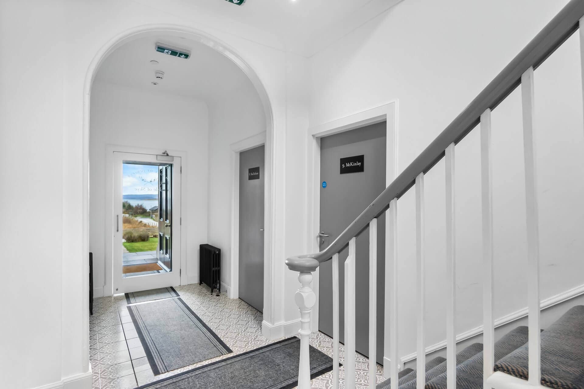 The foyer of The Manse Hotel